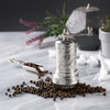 Black Pepper and Spice Grinder, Manual Pepper Mill with Handle - CRYSTALIA GLASS